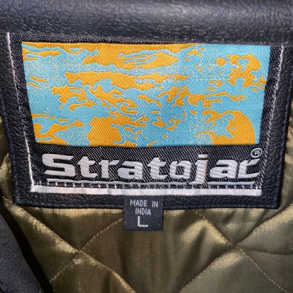 Big Black Leather Jacket - Picture 3 of 11